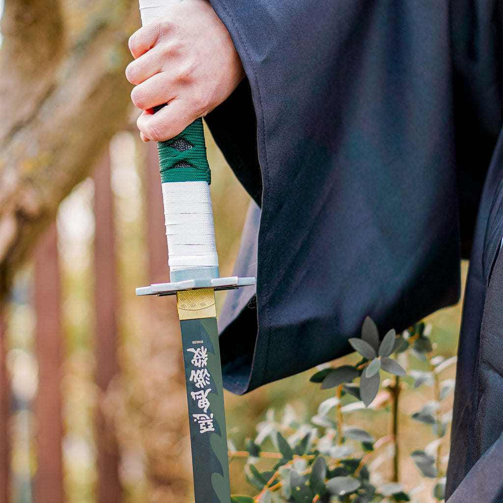 Image produit Réplique du Katana de Sanemi avec Saya pour les fans de Demon Slayer