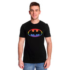 Image produit Batman - T-shirt logo Pride noir