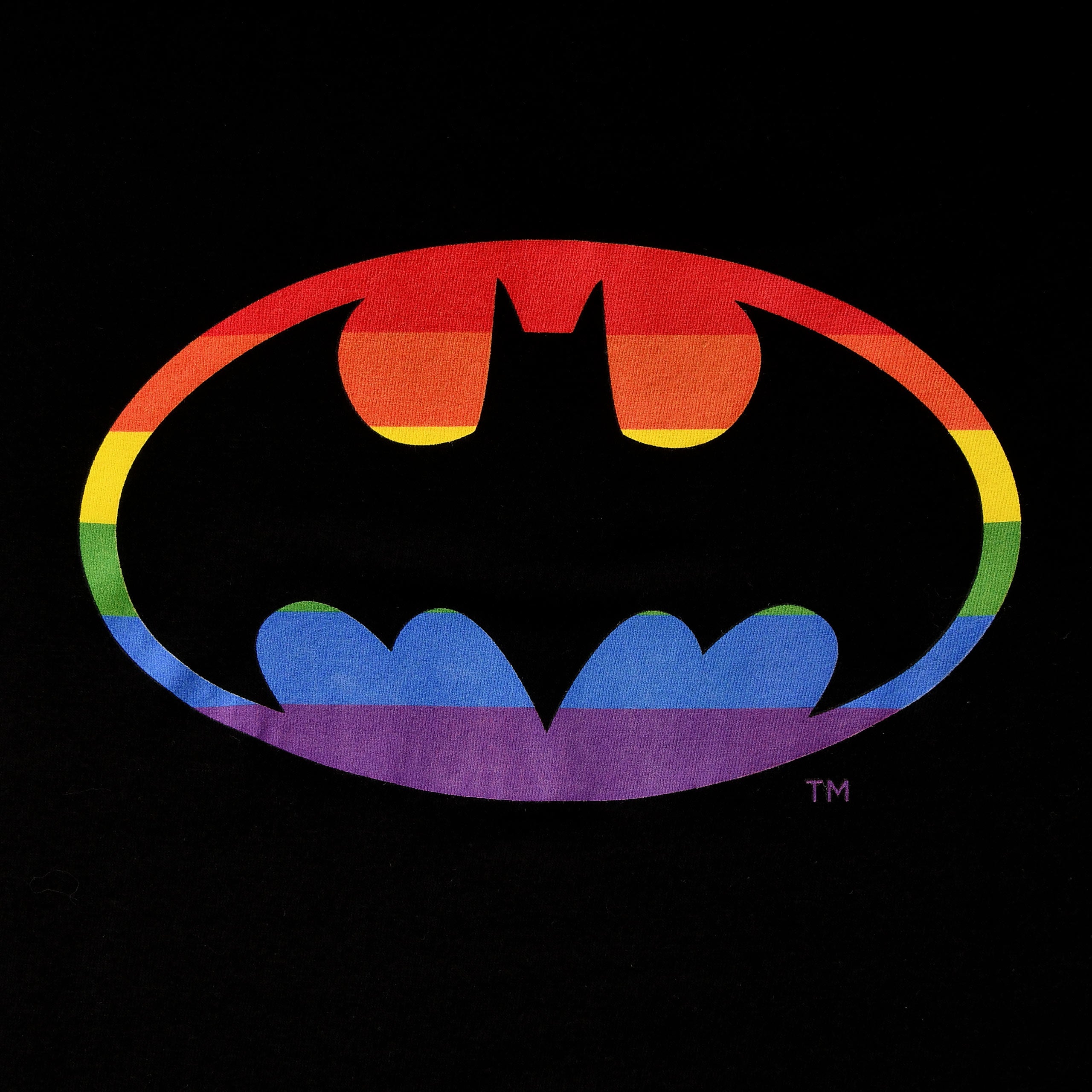 Image produit Batman - T-shirt logo Pride noir