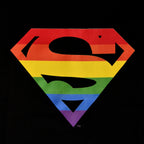 Image produit Superman - T-shirt logo Pride noir