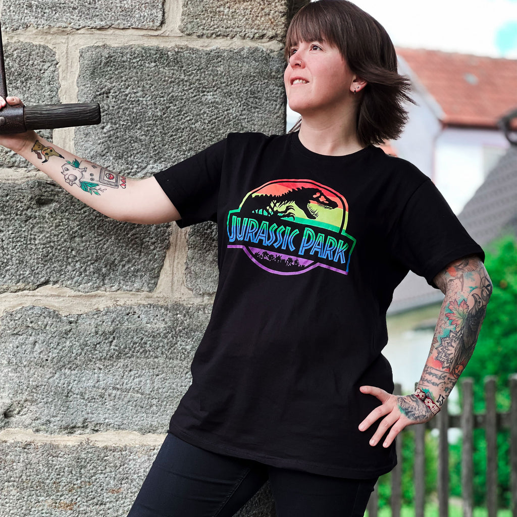 Product image Jurassic Park - Pride Logo T-Shirt Black