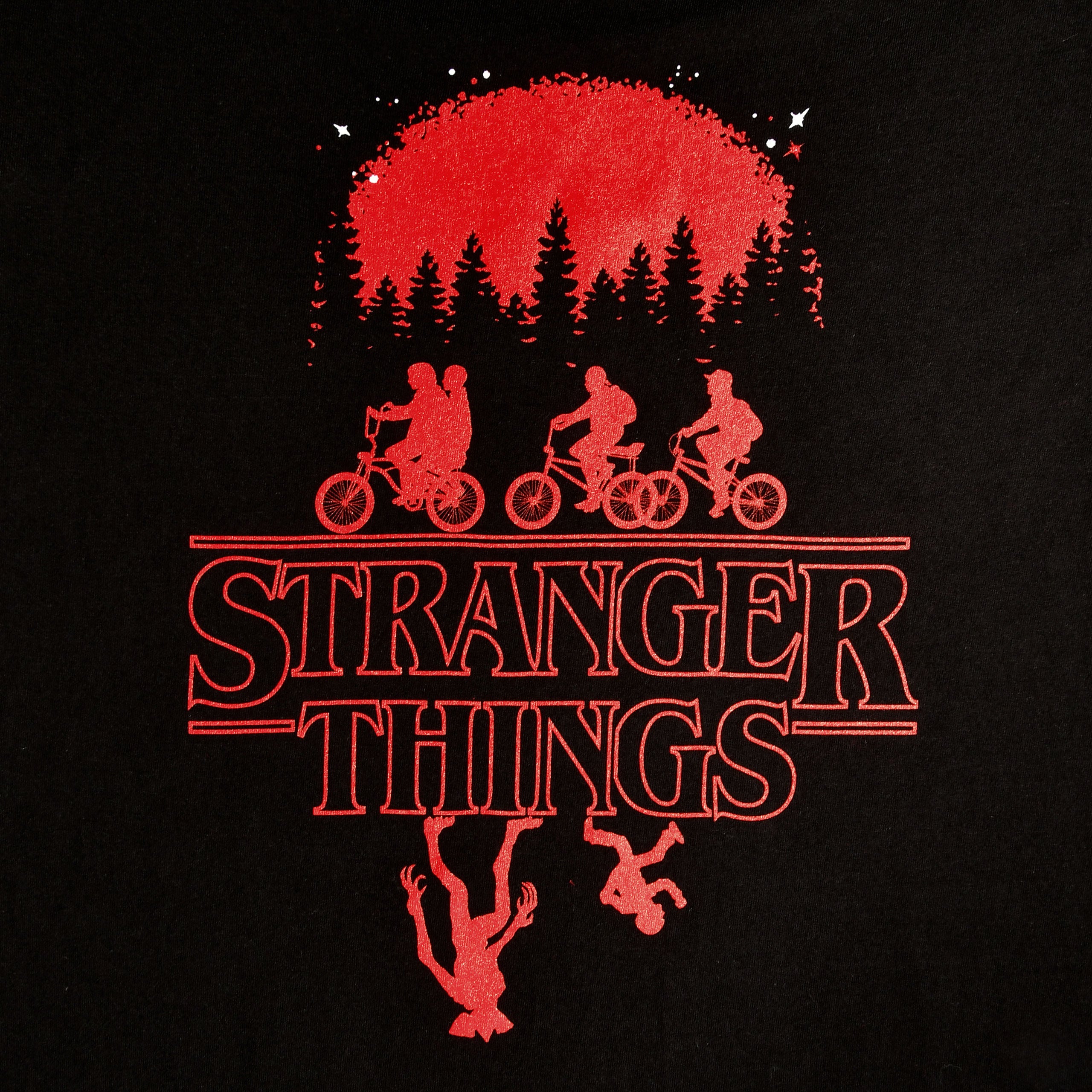 Image produit Stranger Things - T-shirt Silhouette noir