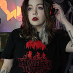 Image produit Stranger Things - T-shirt Silhouette noir