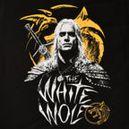 Image produit Witcher - T-shirt Geralt White Wolf noir
