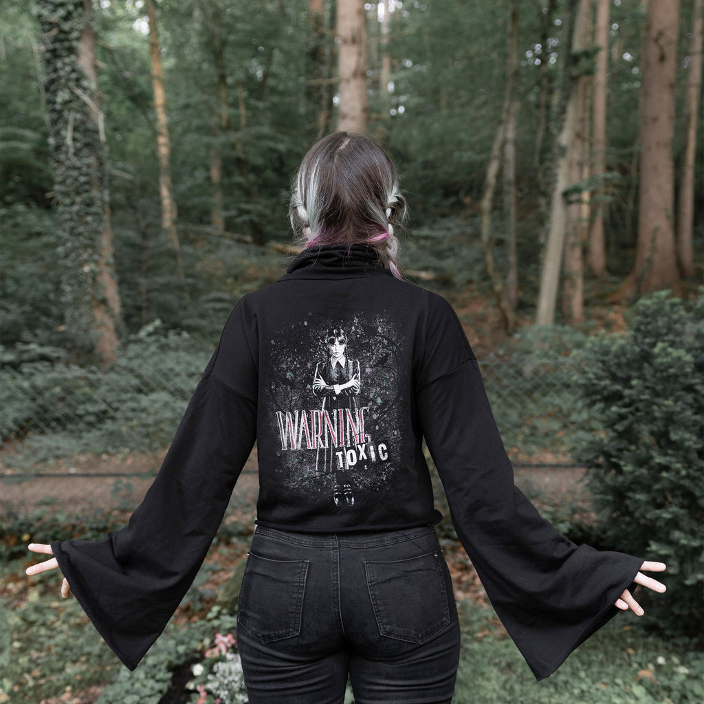 Image produit Mercredi - Sweat Crop Toxique