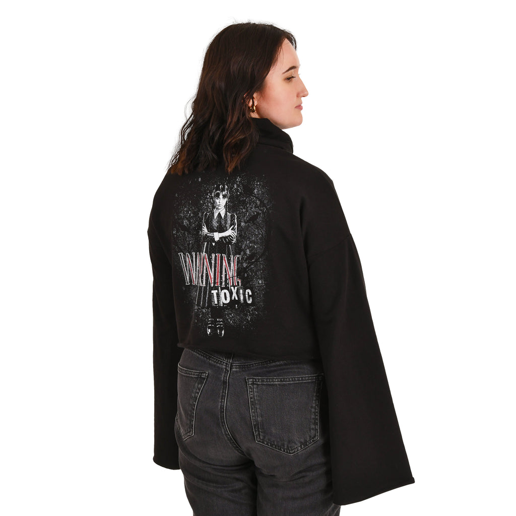 Image produit Mercredi - Sweat Crop Toxique