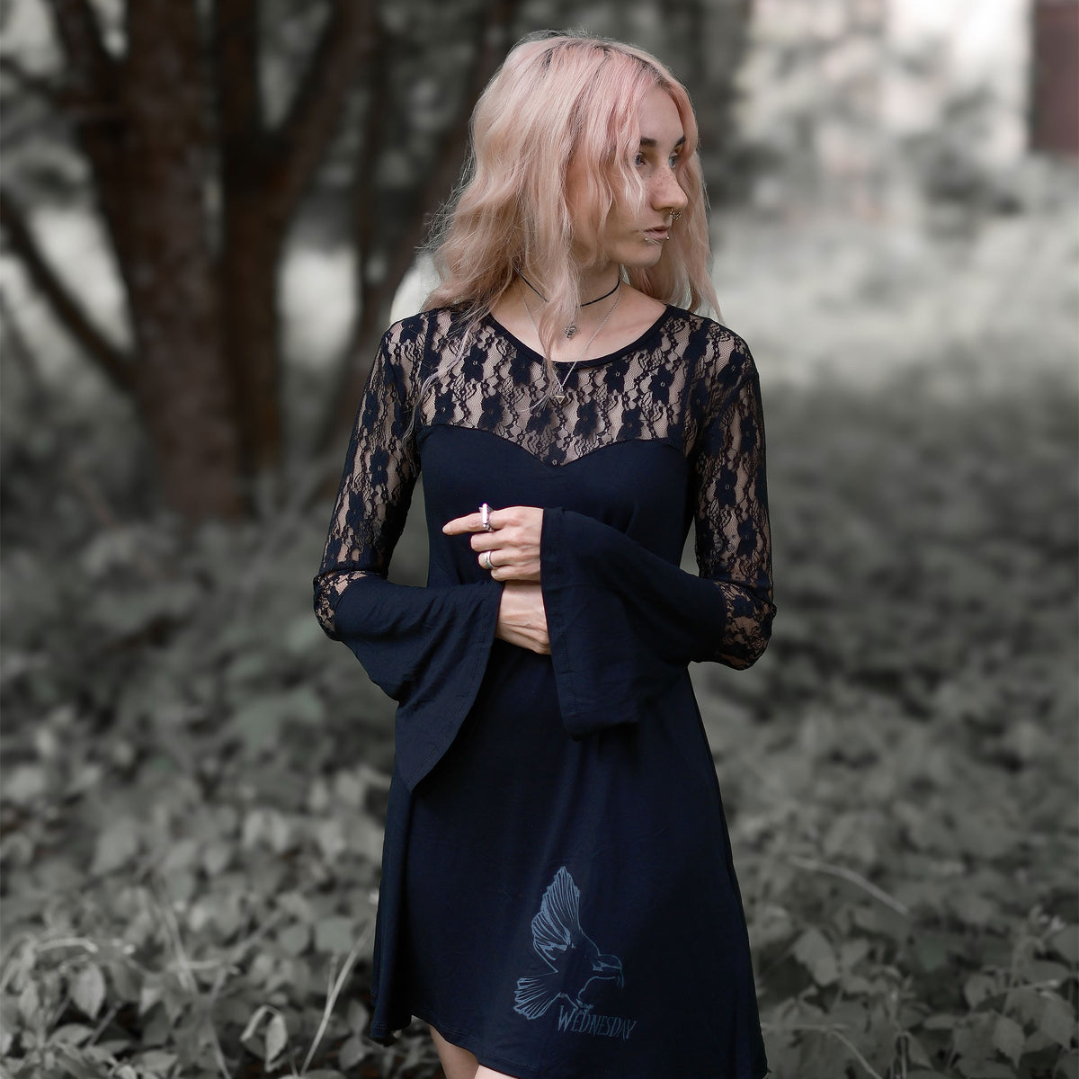 Image produit Mercredi - Mini Robe Darkness