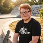 Image produit T-Shirt Ad Astra Per Aspera pour les fans de Star Trek noir