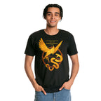 Image produit T-shirt Oiseau-chanteur et Serpent pour les fans de Hunger Games noir