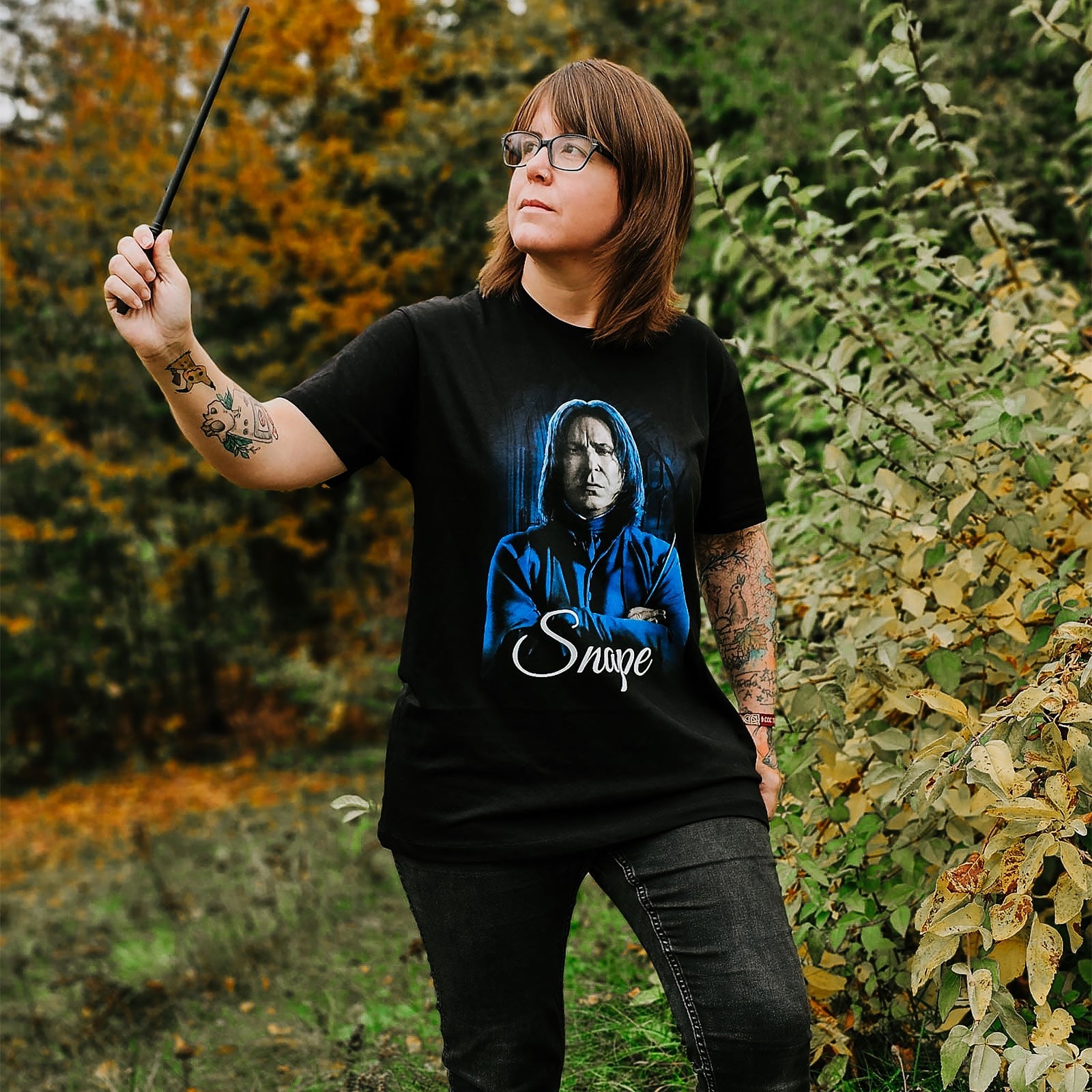 Image produit T-Shirt Severus Snape noir - Harry Potter