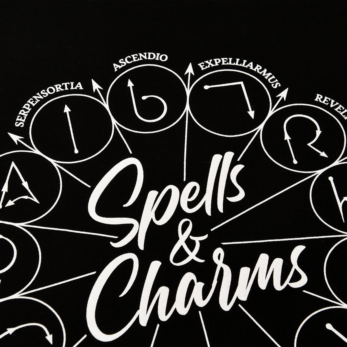 Product image Harry Potter - Spells And Charms T-Shirt Black
