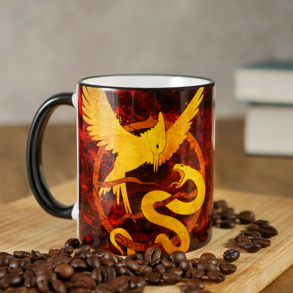 Image produit Tasse Oiseau Moqueur et Serpent pour les fans de Hunger Games