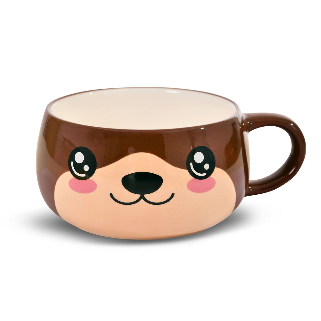 Image produit Tasse Kawaii Loutre avec couvercle pour les fans d'Anime