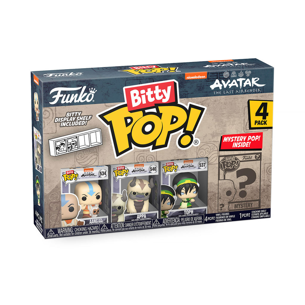 Image produit Avatar Le Dernier Maître de l'Air - Funko Bitty Pop Set de 4 Figurines Série 1