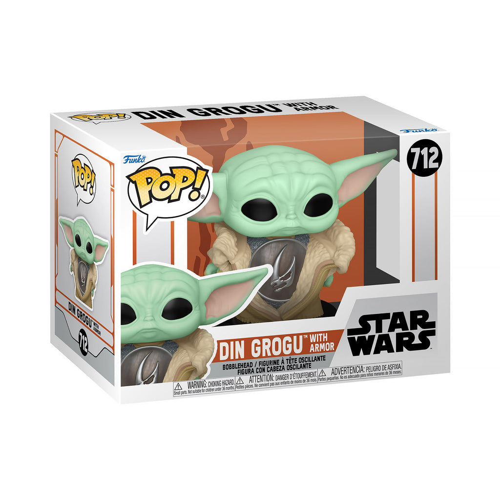 Image produit Grogu (Armor) Figurine Funko Pop - Star Wars The Mandalorian