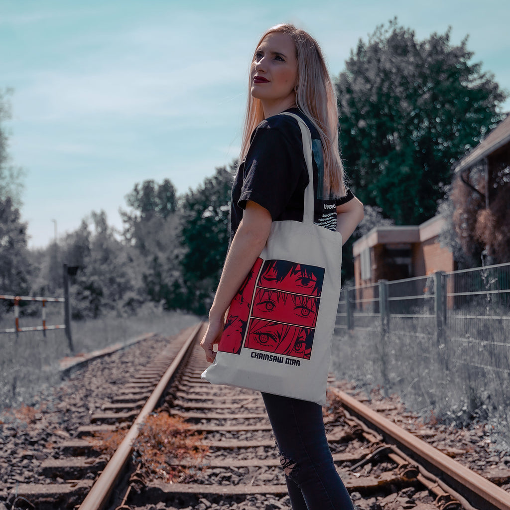 Image produit Chainsaw Man - Sac en toile de personnages