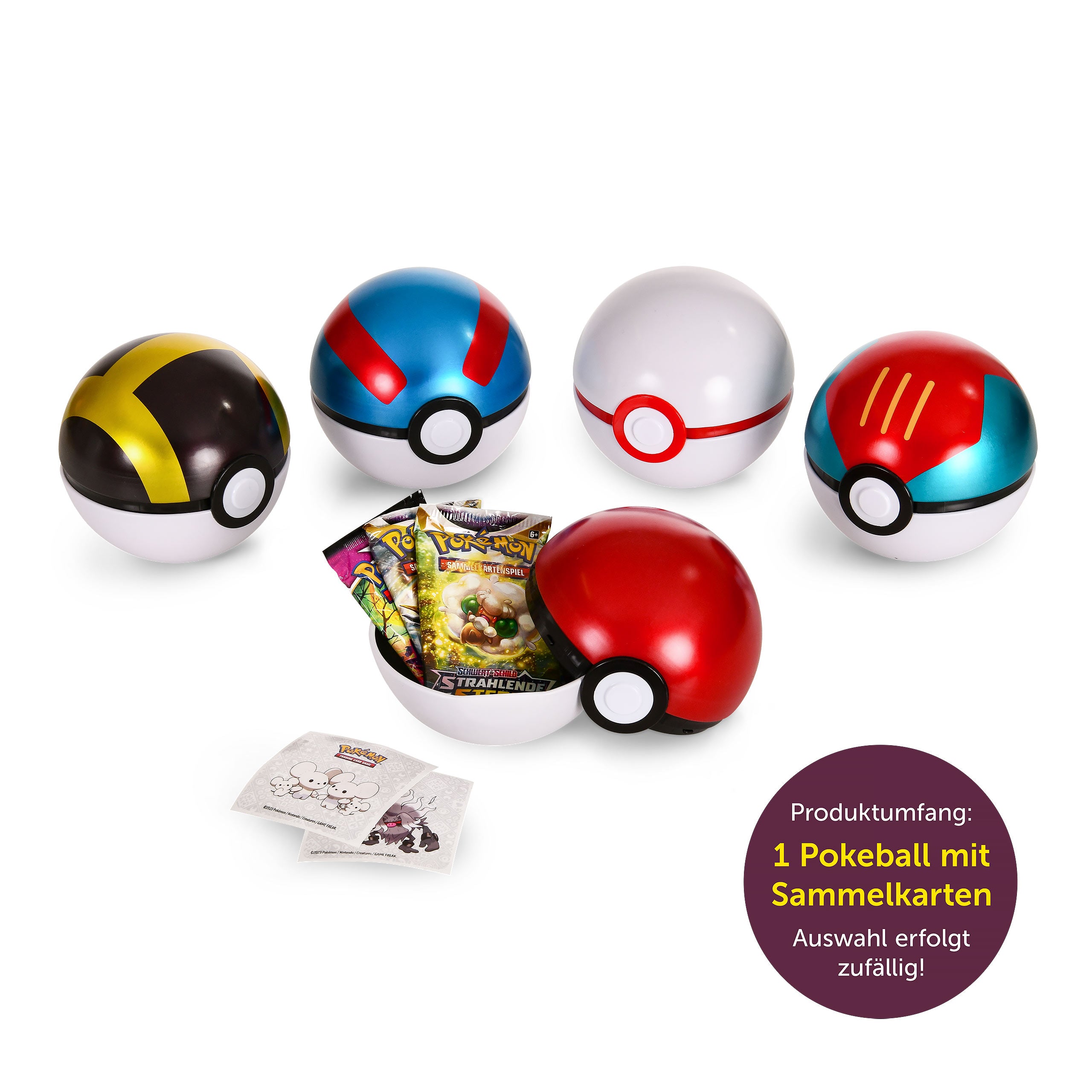 Image produit Pokemon - Mystery Pokeball Cartes Boîte en étain