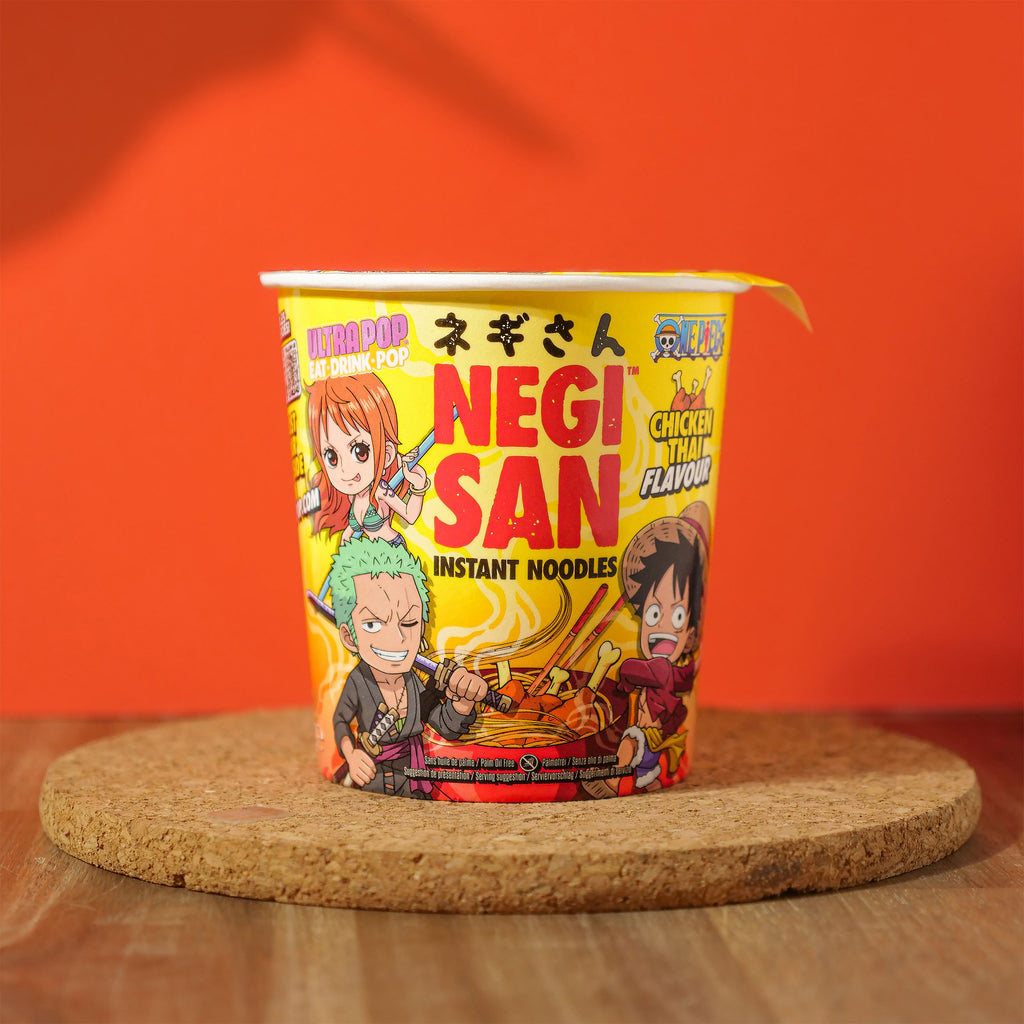 Image produit One Piece Ramen - Luffy, Zoro et Nami Poulet Thaï Nouilles Instantanées