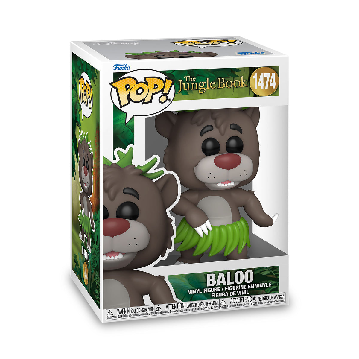 Image produit Livre de la jungle - Figurine Funko Pop Baloo