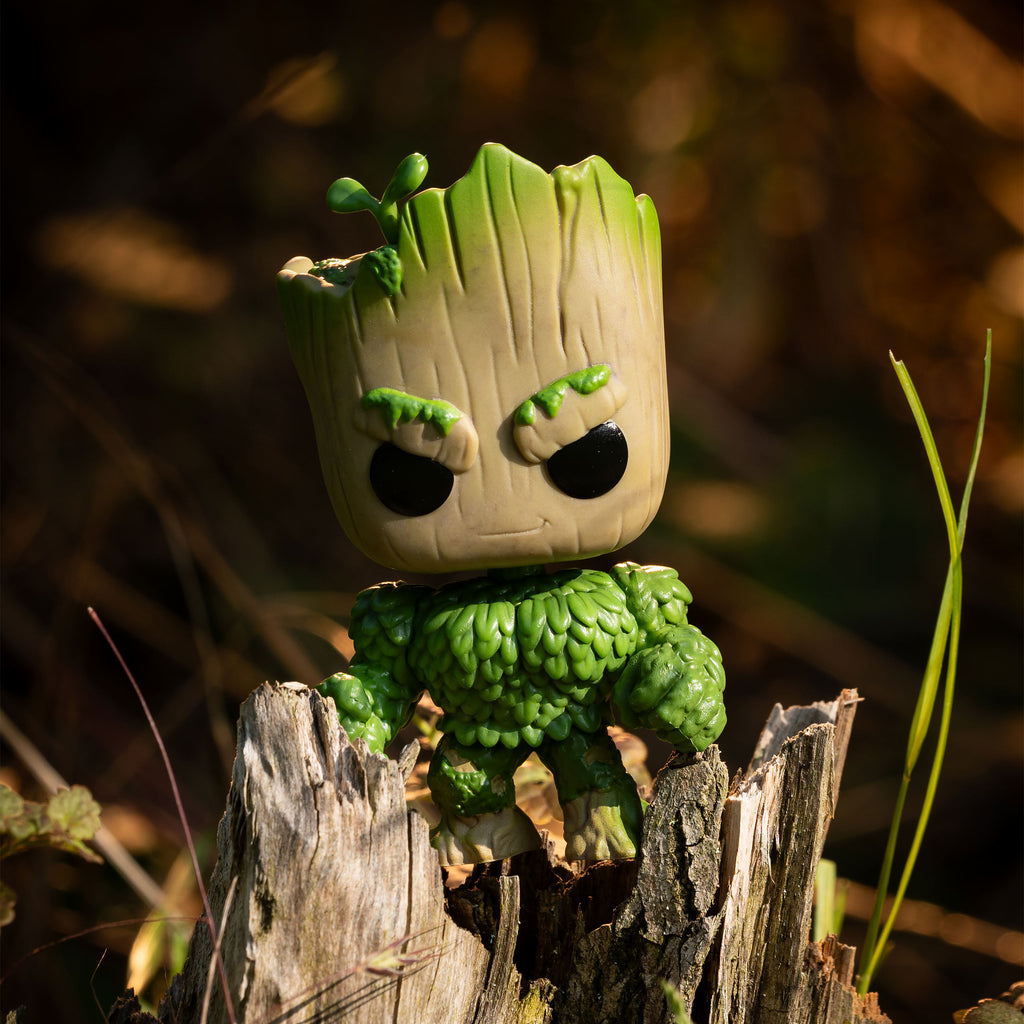 Image produit Marvel - Nous sommes Groot Hulk Funko Pop Figure à tête branlante