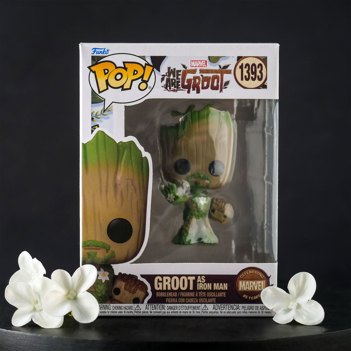 Product image Marvel - We Are Groot Iron Man Funko Pop Bobblehead Figure