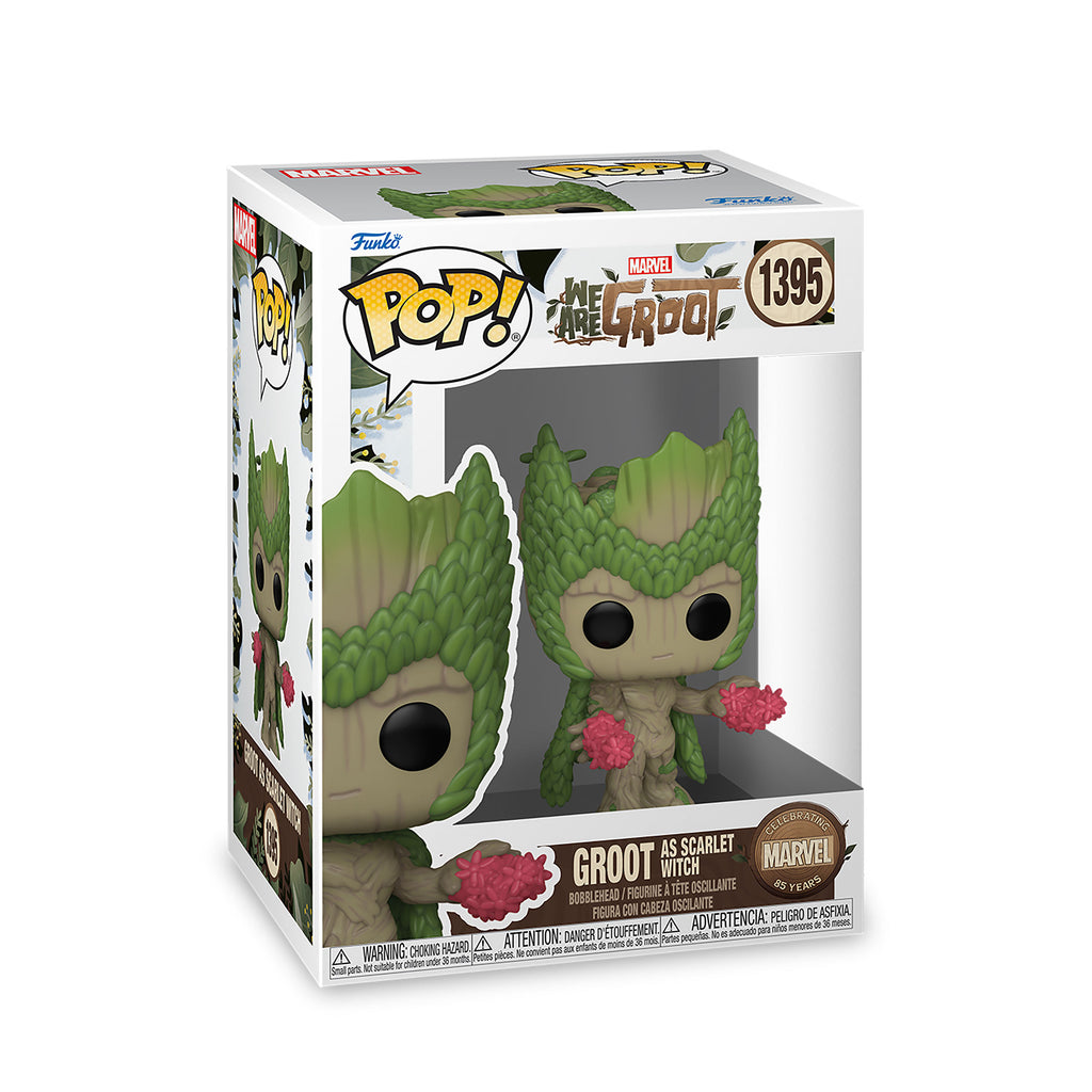 Image produit Marvel - Nous sommes Groot Scarlet Witch Funko Pop Figurine à tête branlante