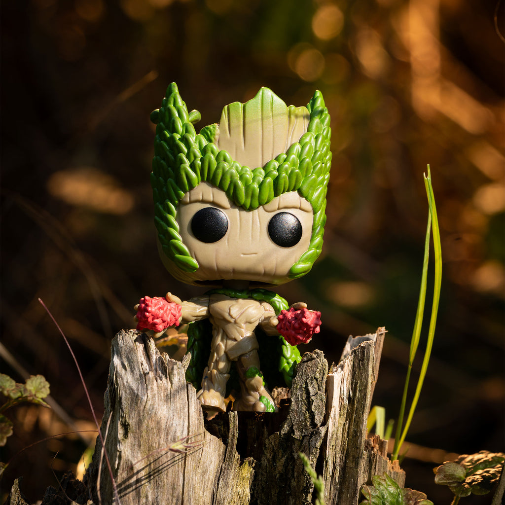 Image produit Marvel - Nous sommes Groot Scarlet Witch Funko Pop Figurine à tête branlante