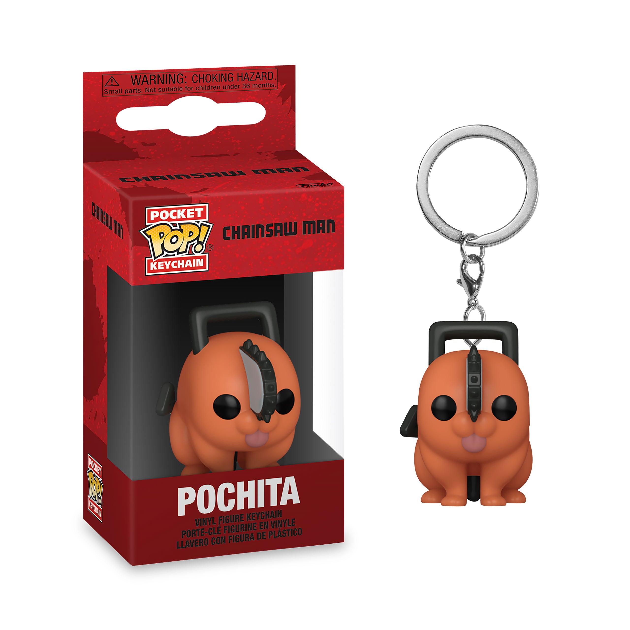 Image produit Chainsaw Man - Porte-clés Pochita Funko Pop