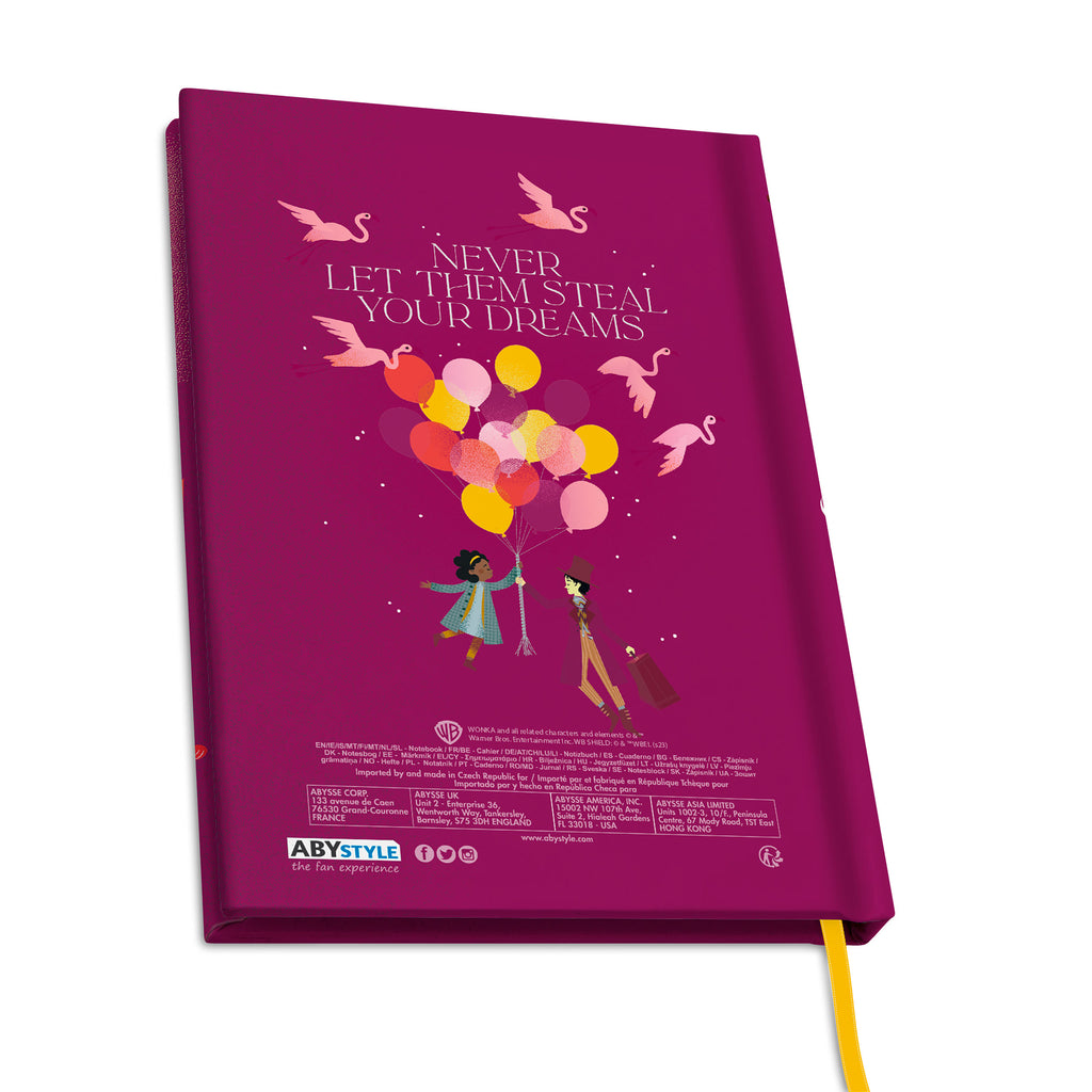 Image produit Carnet Willy Wonka Wonka Dreams - Charlie et la Chocolaterie