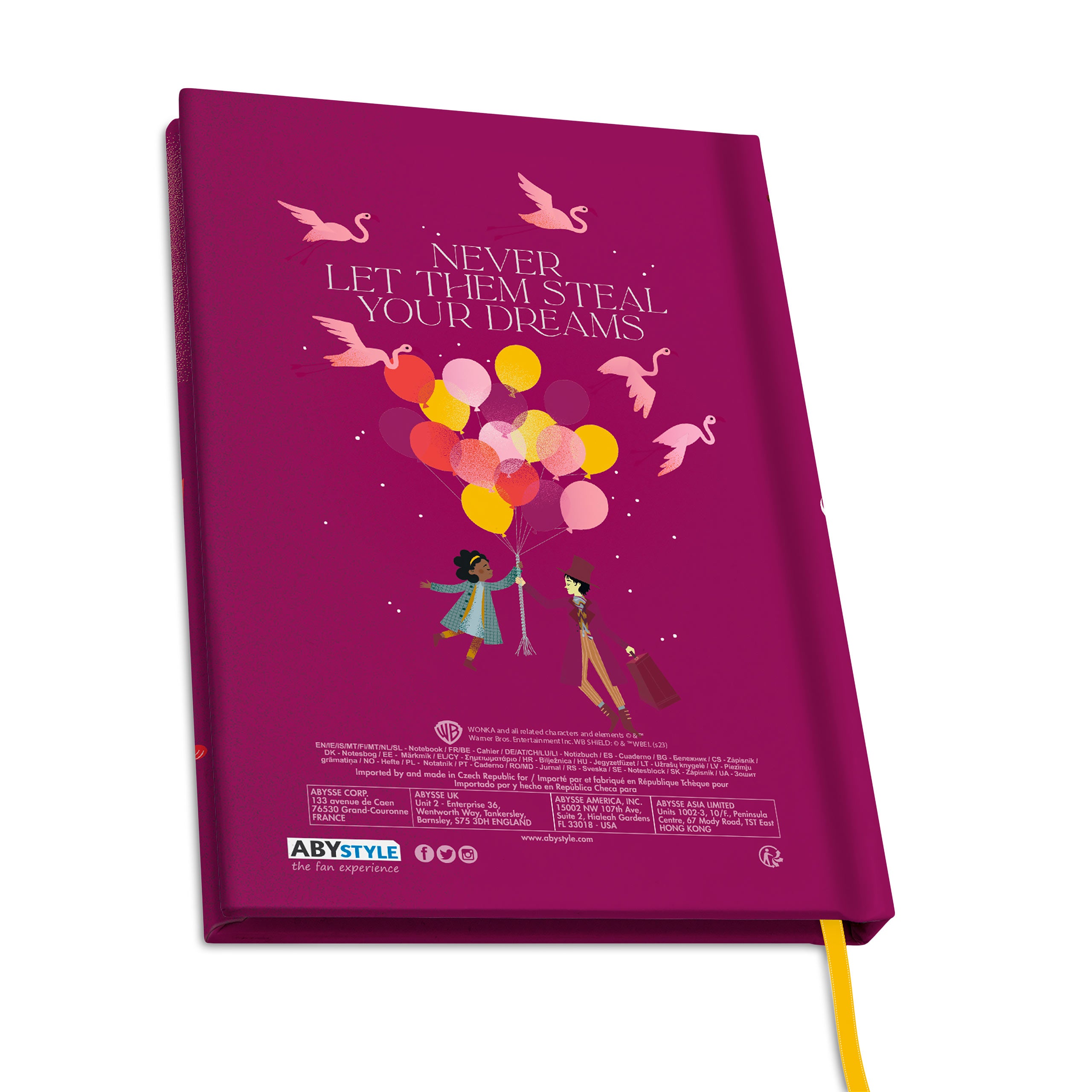 Image produit Carnet Willy Wonka Wonka Dreams - Charlie et la Chocolaterie