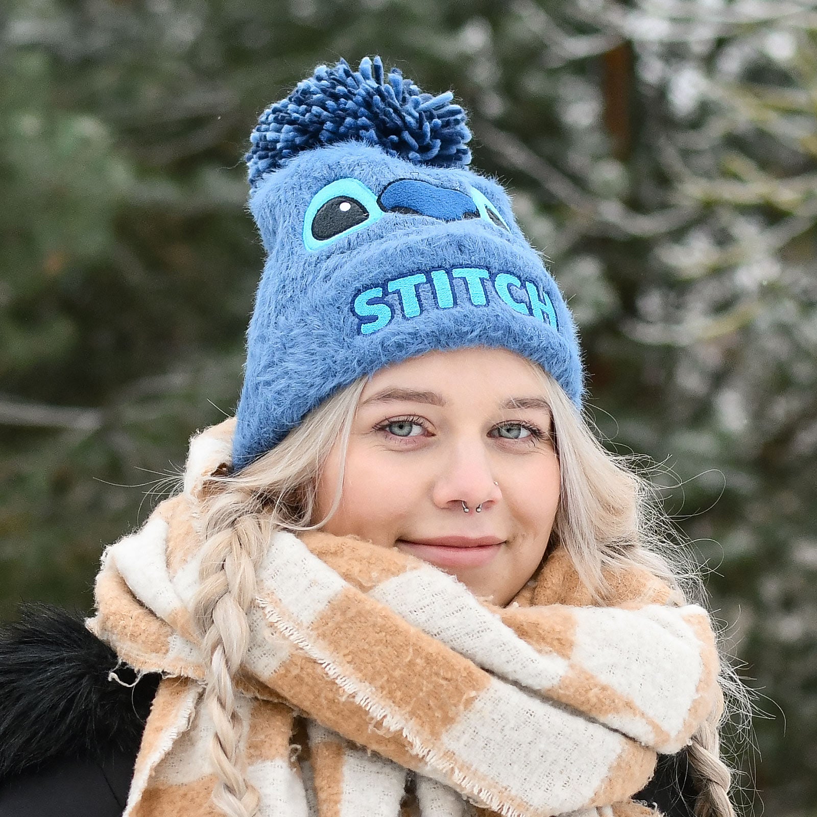 Image produit Bonnet Stitch avec Pompon - Lilo & Stitch