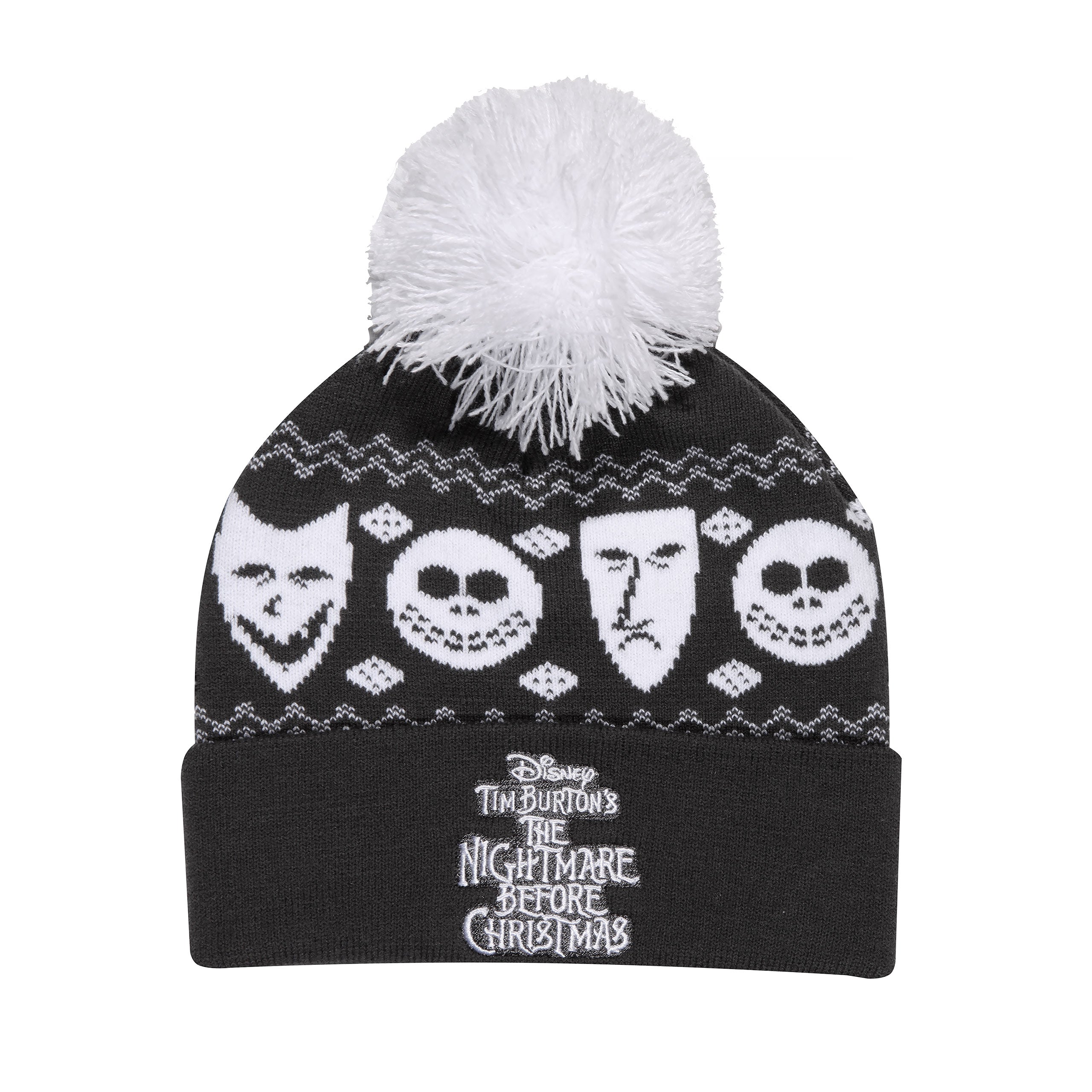 Image produit Cauchemar avant Noël - Chapeau Jack Skellington avec pompon
