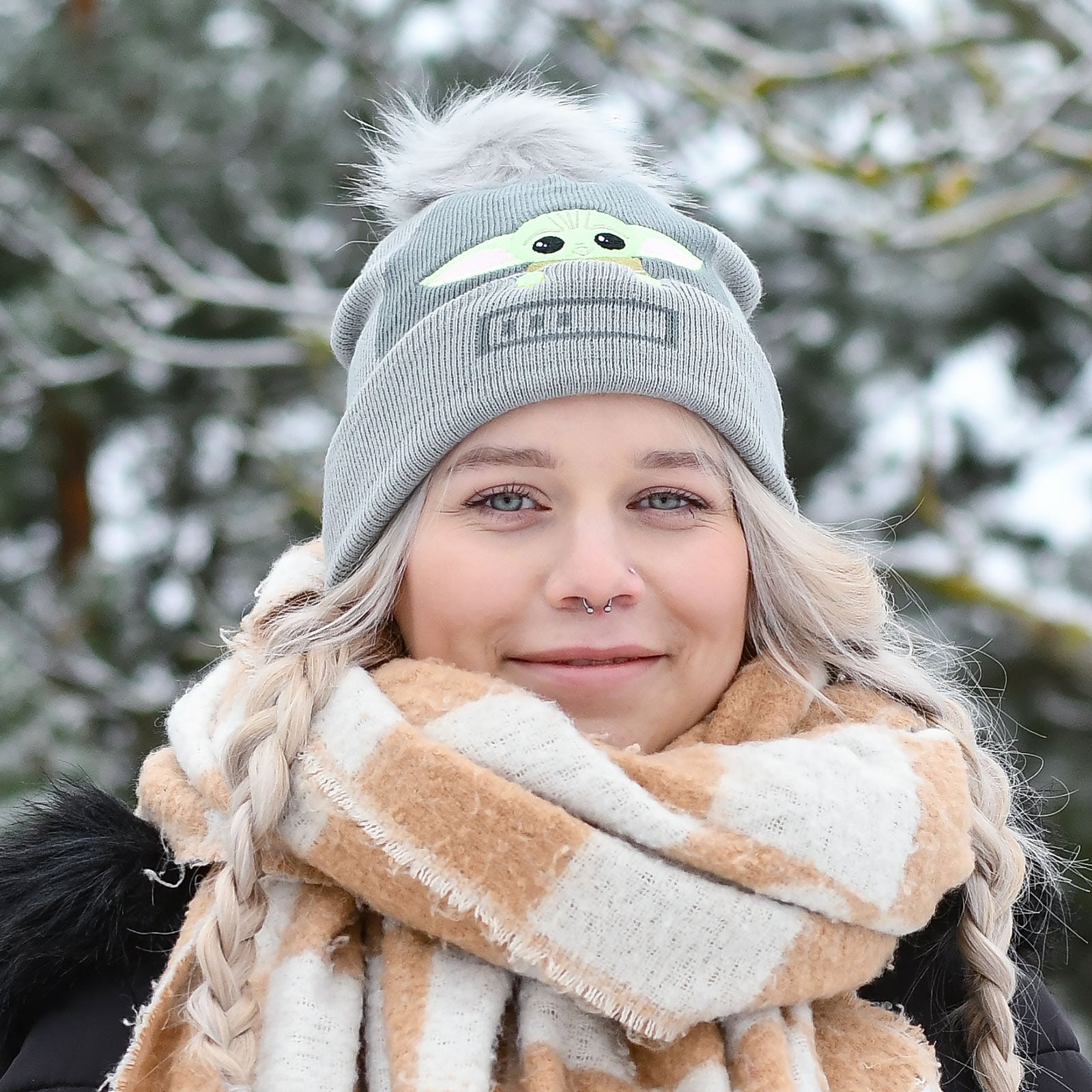 Image produit Bonnet Grogu avec Pompon - Star Wars The Mandalorian