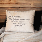 Image produit Harry Potter - Coussin Lettre de Poudlard