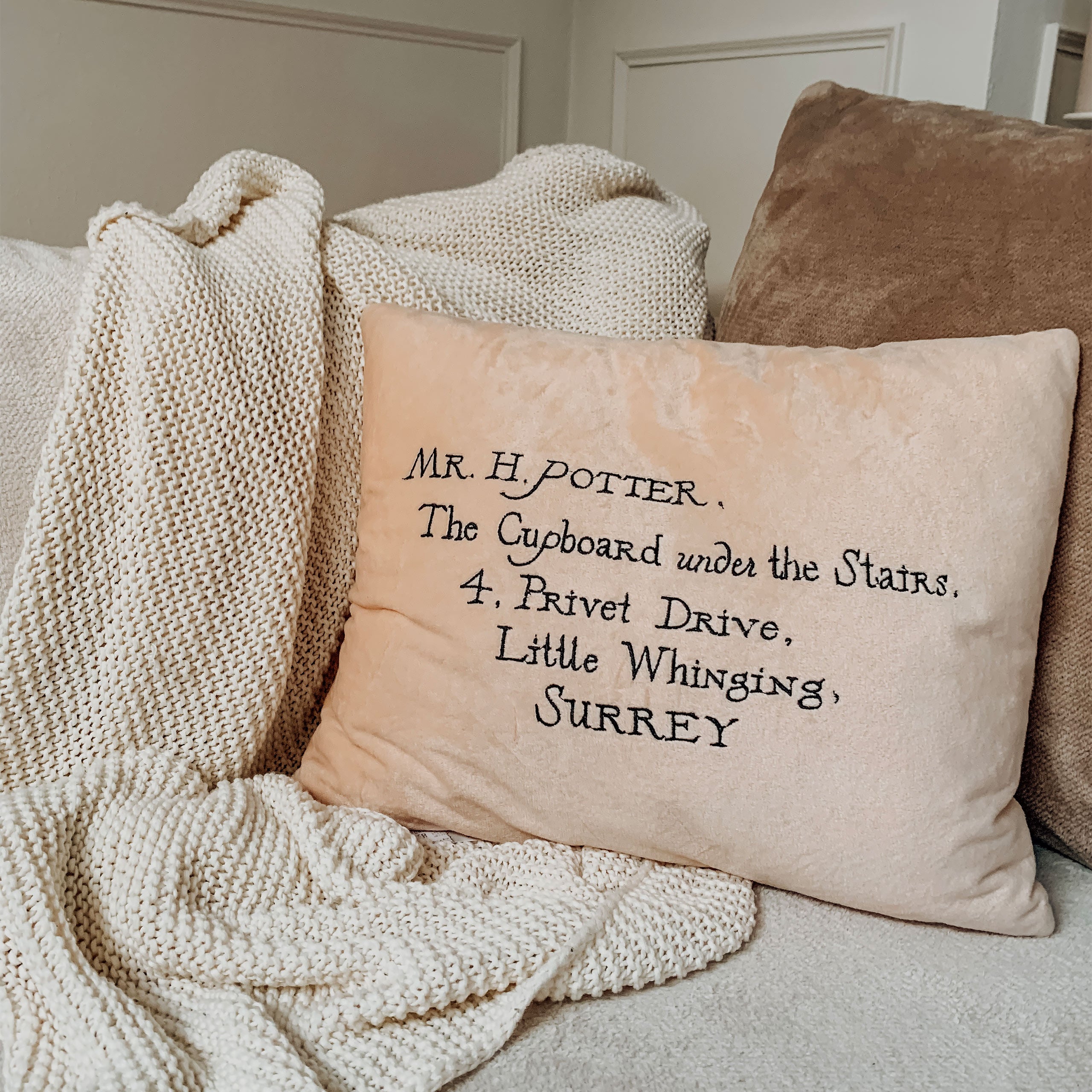 Image produit Harry Potter - Coussin Lettre de Poudlard