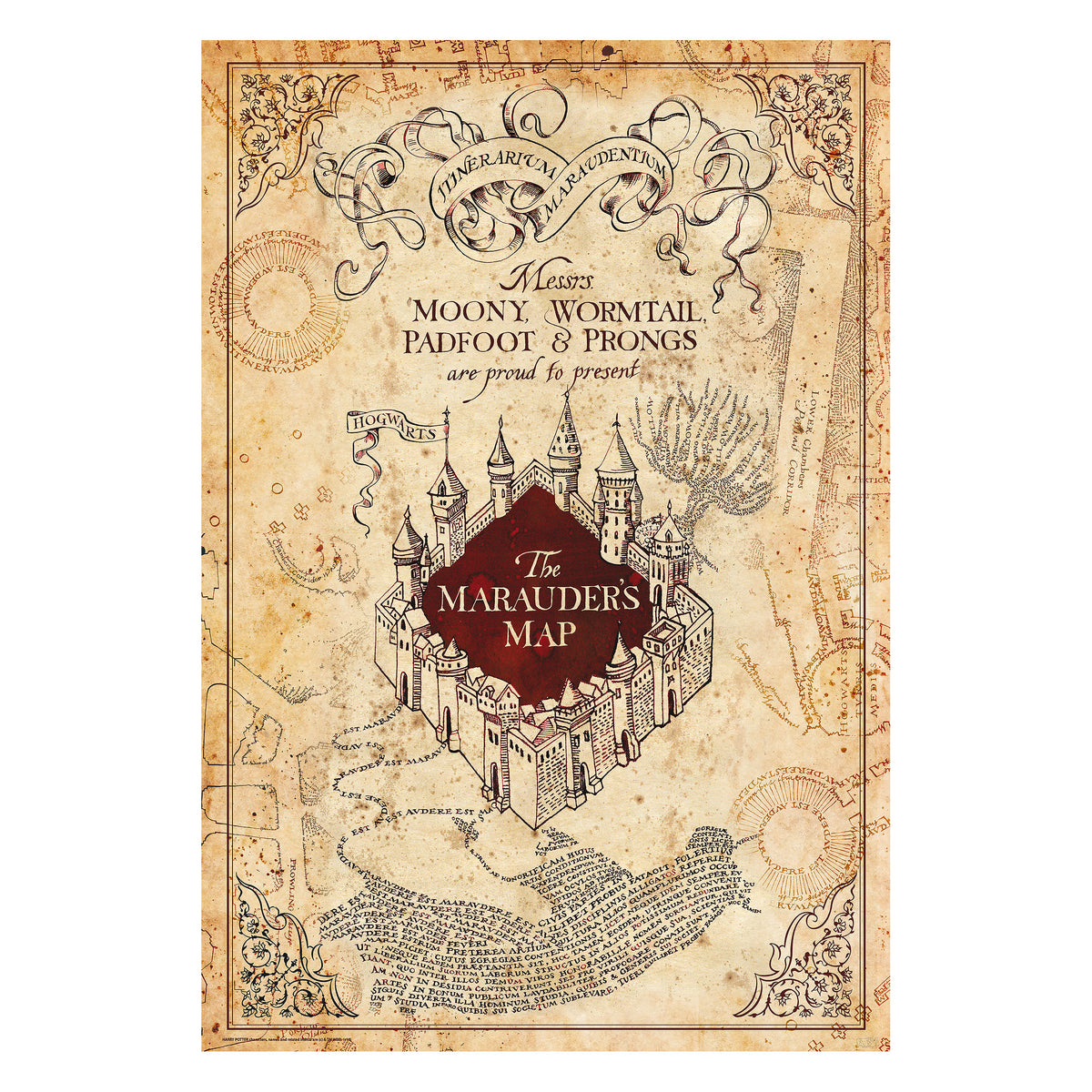 Image produit Harry Potter - Poster Maxi de la Carte des Maraudeurs