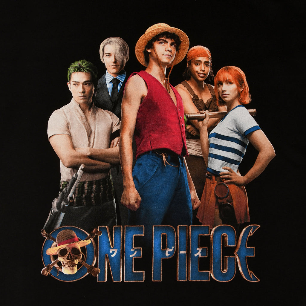 Image produit One Piece - T-Shirt d'équipage noir