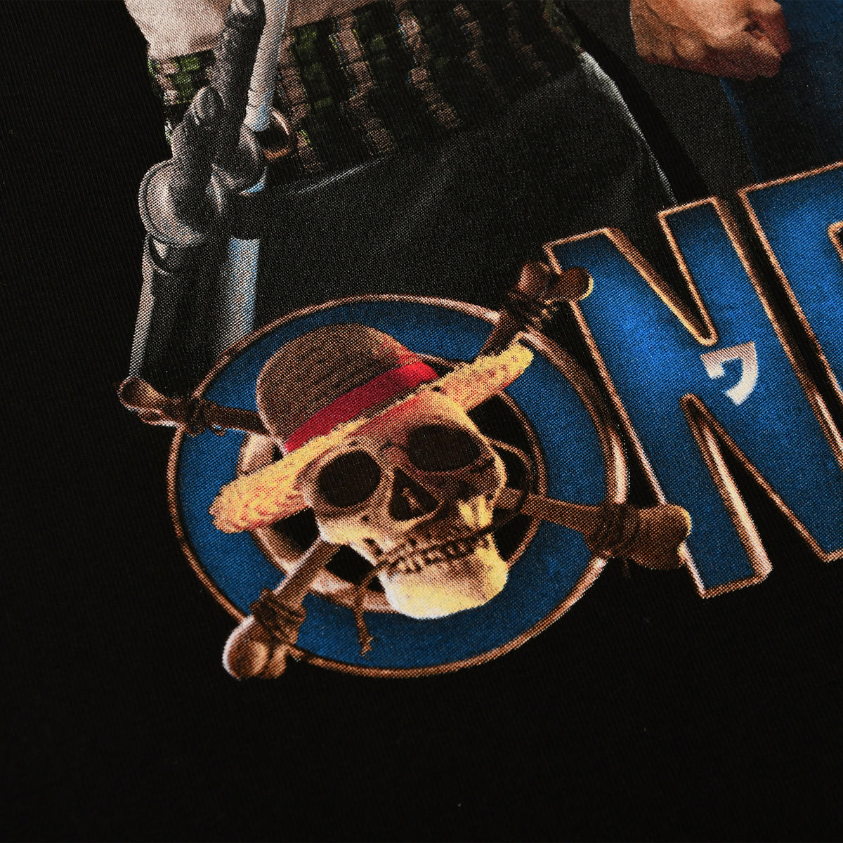 Image produit One Piece - T-Shirt d'équipage noir