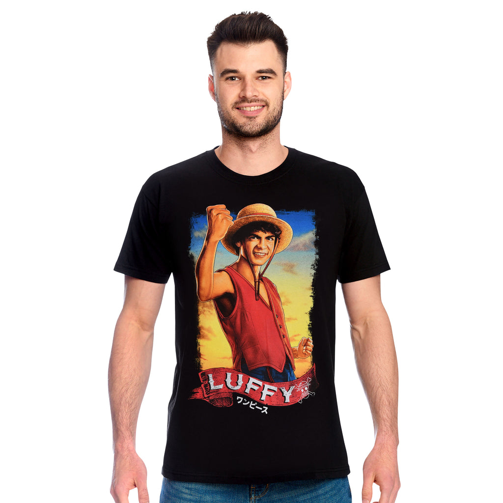 Image produit T-shirt Luffy noir - One Piece