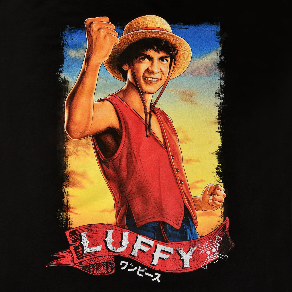 Image produit T-shirt Luffy noir - One Piece