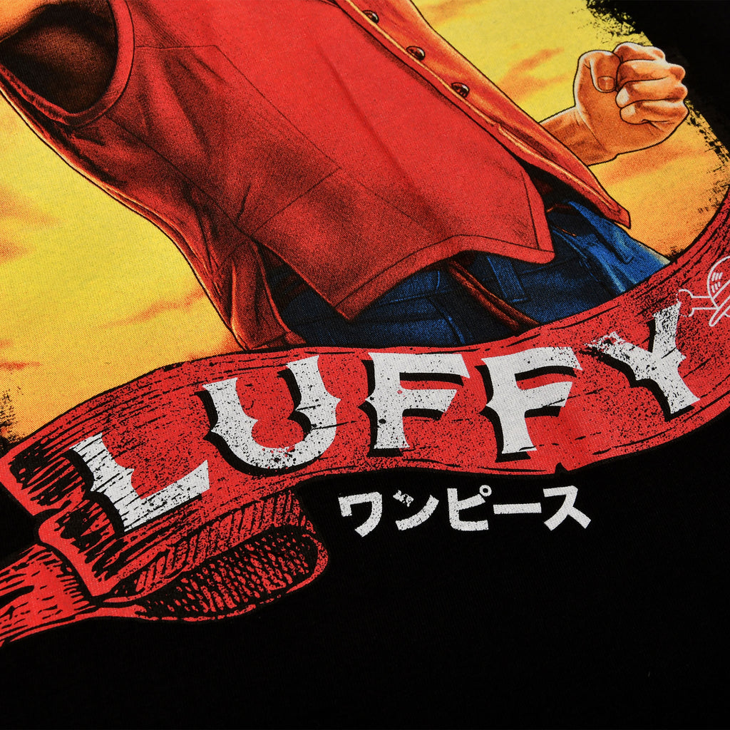 Image produit T-shirt Luffy noir - One Piece