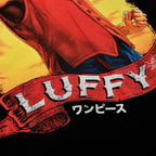 Image produit T-shirt Luffy noir - One Piece