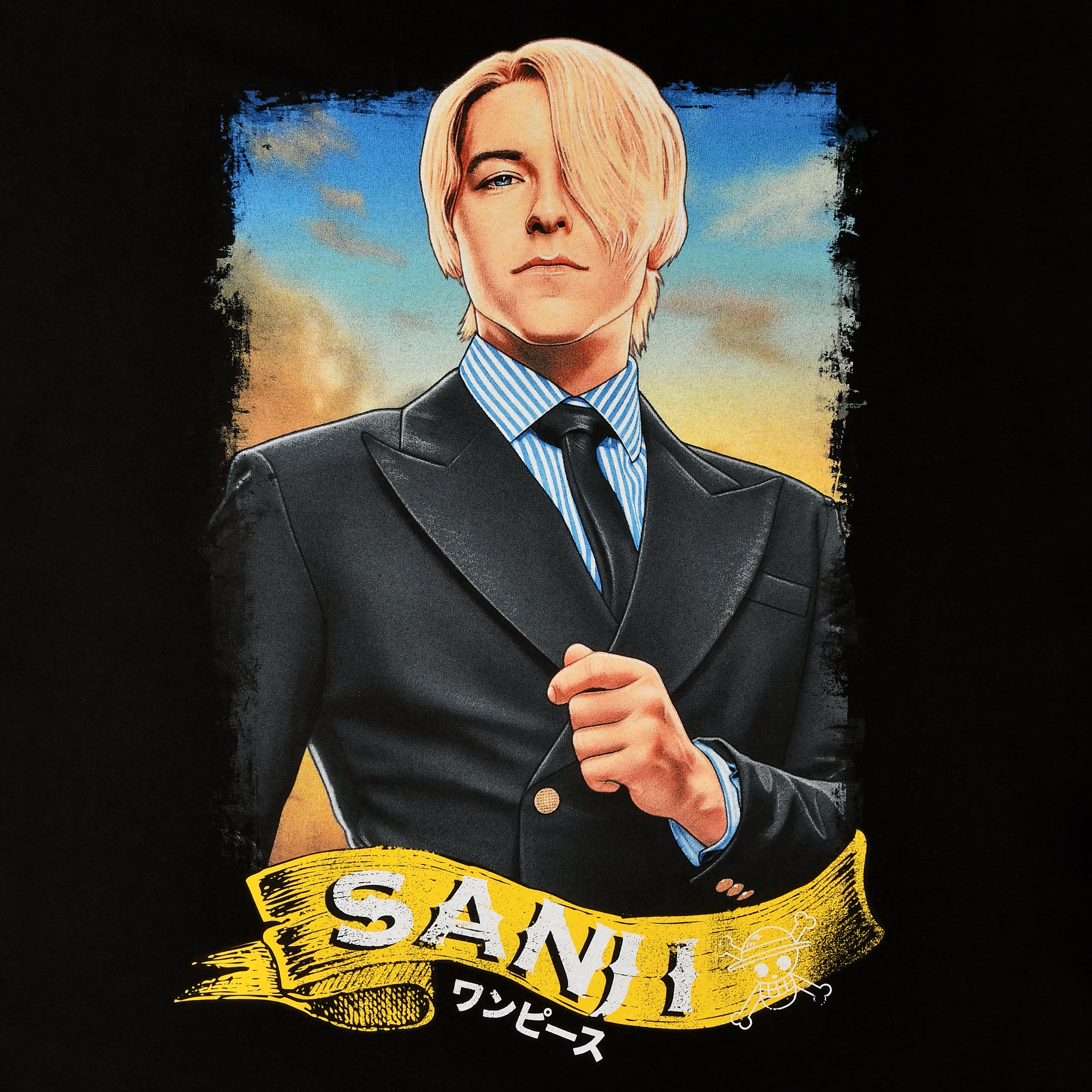 Image produit T-shirt Sanji noir - One Piece
