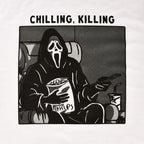Image produit Ghost Face - Chilling, Killing T-Shirt blanc