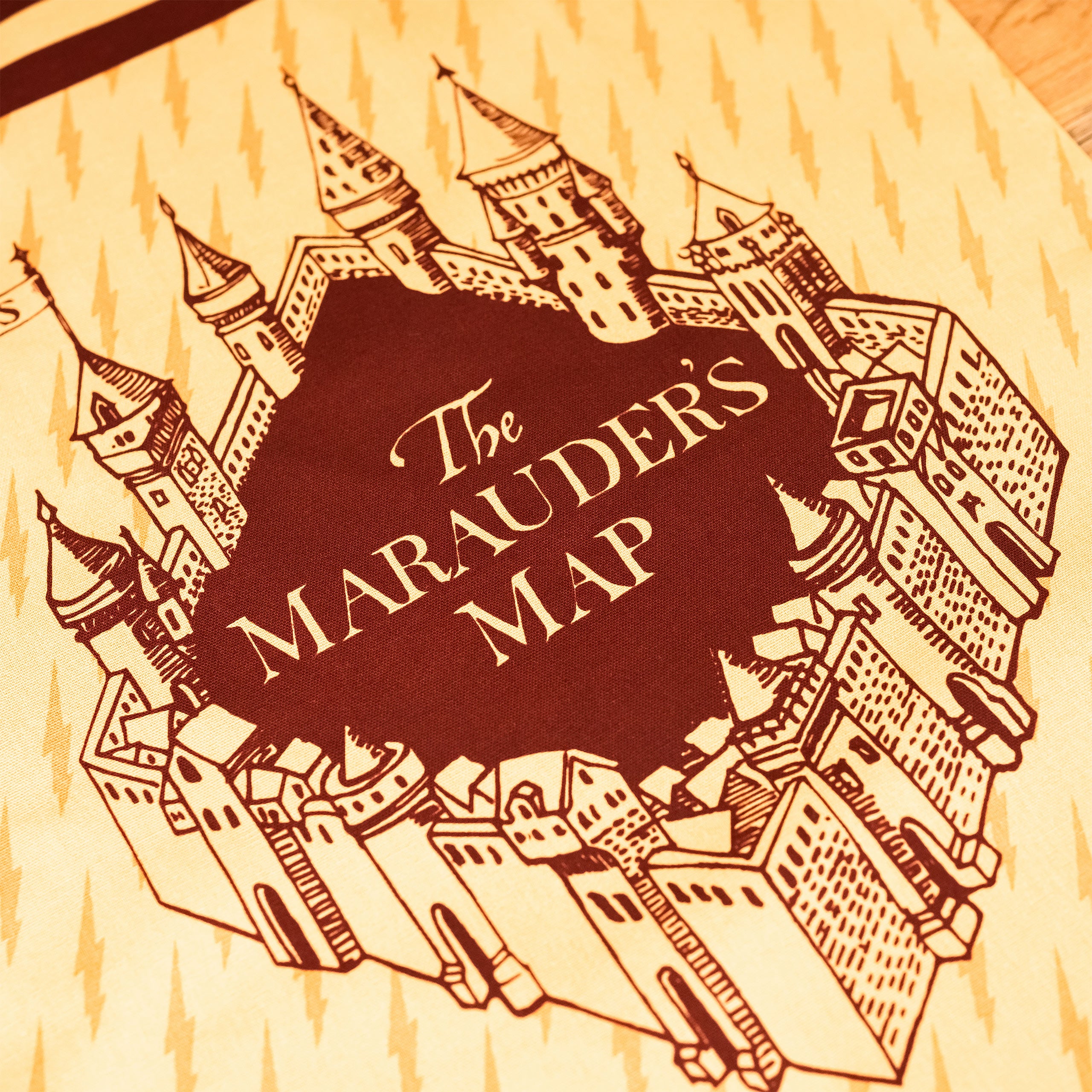 Image produit Ensemble de torchons Hogwarts et Carte des Maraudeurs - Harry Potter