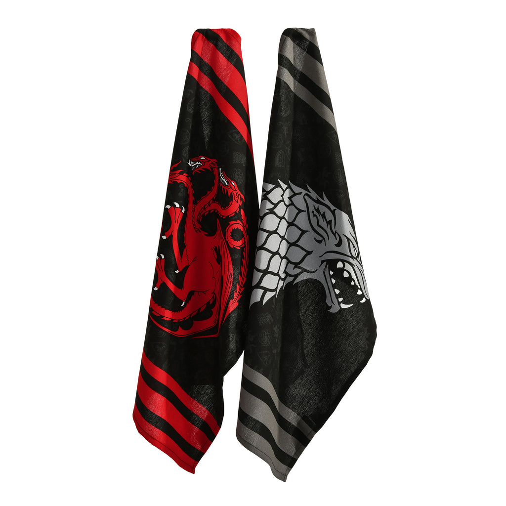 Image produit Set de torchons Stark et Targaryen - Game of Thrones