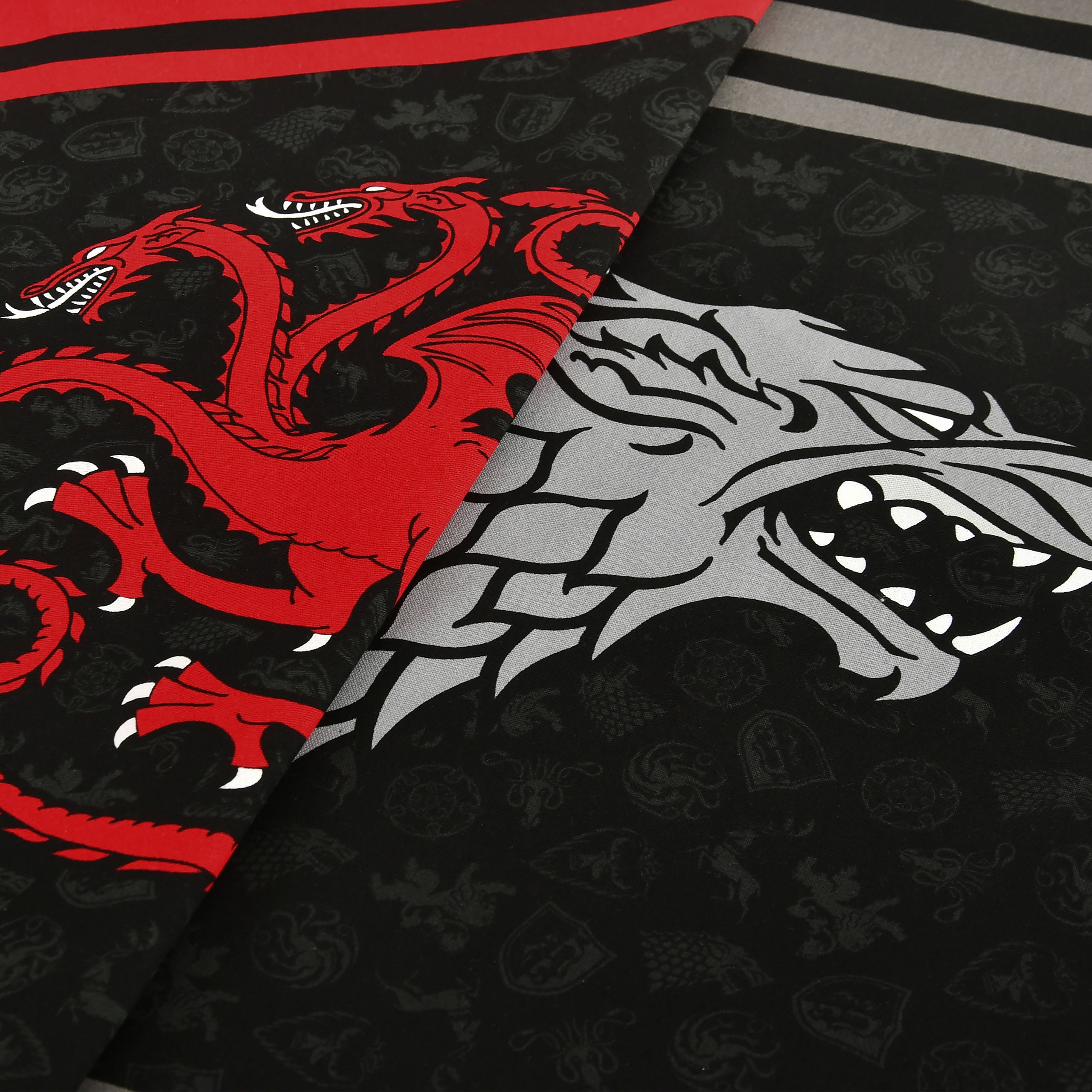 Image produit Set de torchons Stark et Targaryen - Game of Thrones