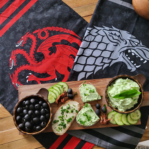Image produit Set de torchons Stark et Targaryen - Game of Thrones