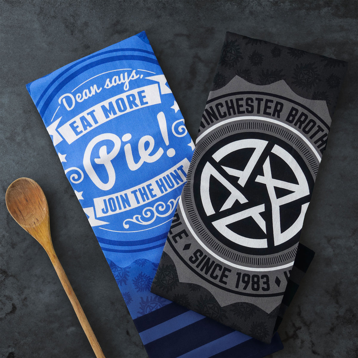 Image produit Set de torchons Pentagramme et Pie - Supernatural