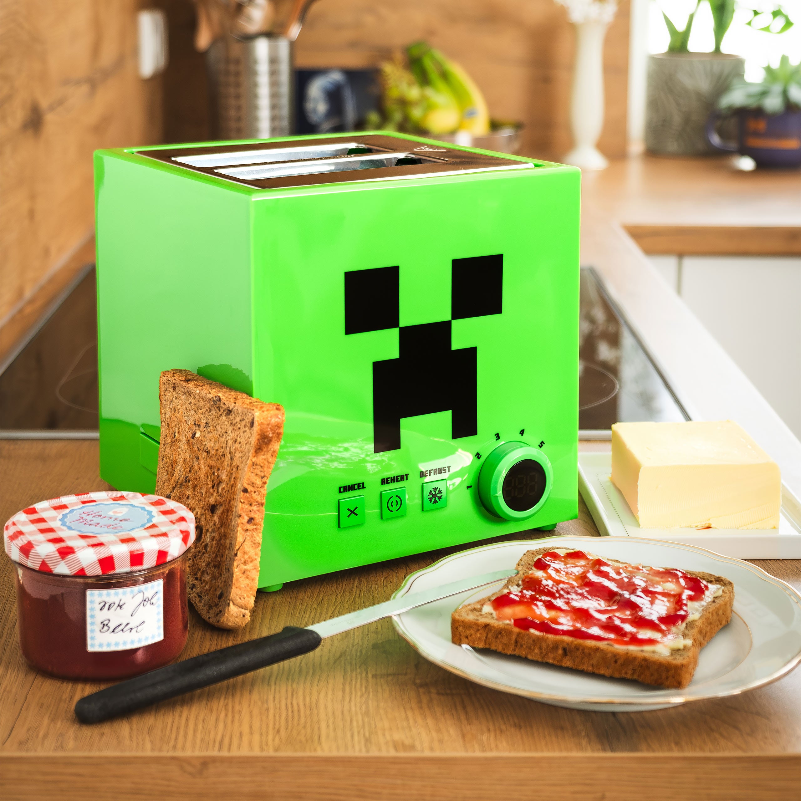 Image produit Minecraft - Grille-pain Creeper